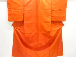 線描き模様織り出し米沢紬着物